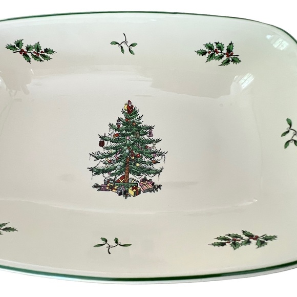 Spode Christmas Tree Dish - Picture 4 of 6